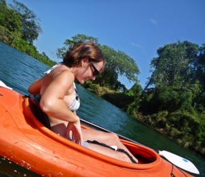 Kayaking at Cotton Tree Lodge