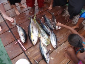 Deep sea fishing in Belize