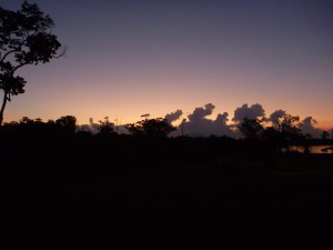 Sunrise in Belize