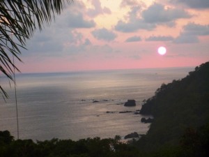 Sunset at Manuel Antonio Costa Rica