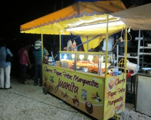 Chetumal Mexico Expo Fair 2012 Food Vendors